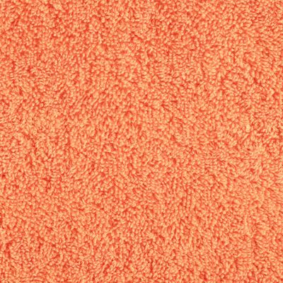 vidaXL 8-delige Handdoekenset 600 g/m² 100% katoen oranje
