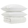 vidaXL 90% ganzen dons dekbedset FULDA 3 st 200 x 220 cm 210 GSM Wit