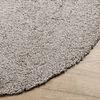 vidaXL Vloerkleed PAMPLONA shaggy hoogpolig modern &Oslash; 240 cm beige