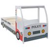 vidaXL Kinderbed politieauto met traagschuim matras 90x200 cm