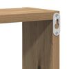 vidaXL Muur Cube artisanaal eikenkleurig 96 x 12 x 64 cm Bewerkt hout
