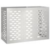 vidaXL Airconditioner hoes Zilver 110 x 50 x 80 cm Roestvrij staal