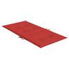 vidaXL Tuinstoelkussens 6 st 100x50x3 cm oxford stof rood