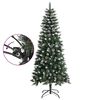 vidaXL Kunstkerstboom met standaard 150 cm PVC groen
