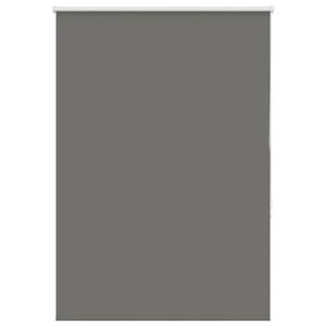 vidaXL Rolgordijn verduisterend 105x130 cm stofbreedte 100,7 cm grijs