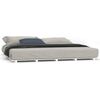 vidaXL Bedframe massief grenenhout wit 200x200 cm
