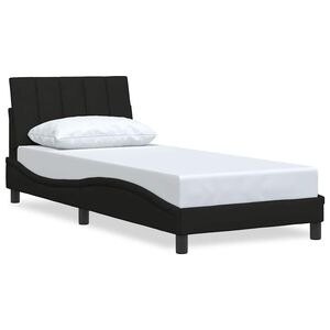 vidaXL Bedframe zonder matras "Hanko" 80x200 cm stof zwart