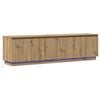 vidaXL TV-kast 180 x 38 x 49 cm Artisan Eiken Bewerkt hout