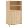 vidaXL Hoge kast 60x36x110 cm bewerkt hout sonoma eikenkleurig