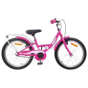 vidaXL Kinderfiets 18 Inch voor 5-7 jaar Roze