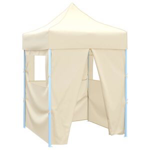 vidaXL Partytent 200 x 200 x 315 cm Cr&egrave;mekleurig Oxford Stof