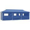vidaXL Vouwtent pop-up met 8 zijwanden 870x291x315 cm blauw