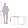 vidaXL Tuinbox Bruin 109x67x65 cm