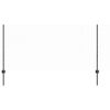 vidaXL zeshoekig gaasgek met palen 50 x 1 m PVC-Coated Staal Grijs