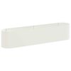 vidaXL Verhoogd Tuinbed Wit 200 x 40 x 40 cm