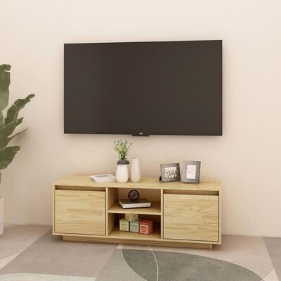vidaXL Tv-meubel 110x30x40 cm massief acaciahout