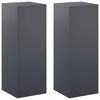 vidaXL Plantenstandaard 2 pcs Antraciet 30 x 30 x 80 cm