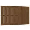 vidaXL Wandhoofdbord 147x3x90 cm massief grenenhout honingbruin
