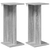 vidaXL Plantenstandaard 2 pcs Grijze Sonoma 25 x 25,5 x 60,5 cm