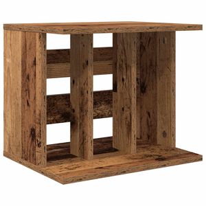 vidaXL Vinyl Platenspeler Opslag Oud hout 42 x 33 x 36 cm Bewerkt hout