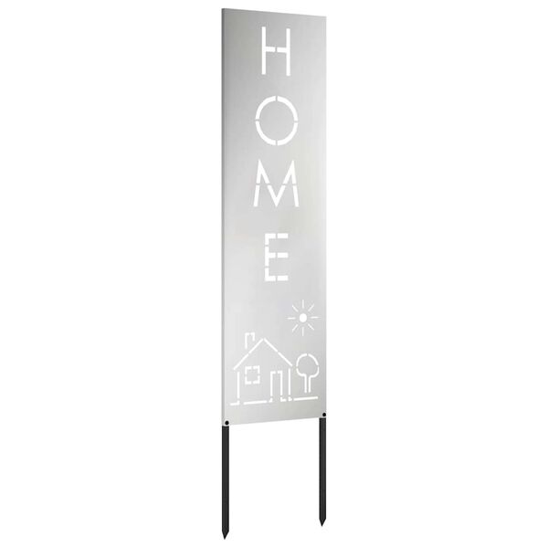 vidaXL Tuin Privacy Screen Zilver 32 x 140 cm Gegalvaniseerd staal