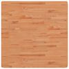 vidaXL Tafelblad vierkant 90x90x1,5 cm massief beukenhout