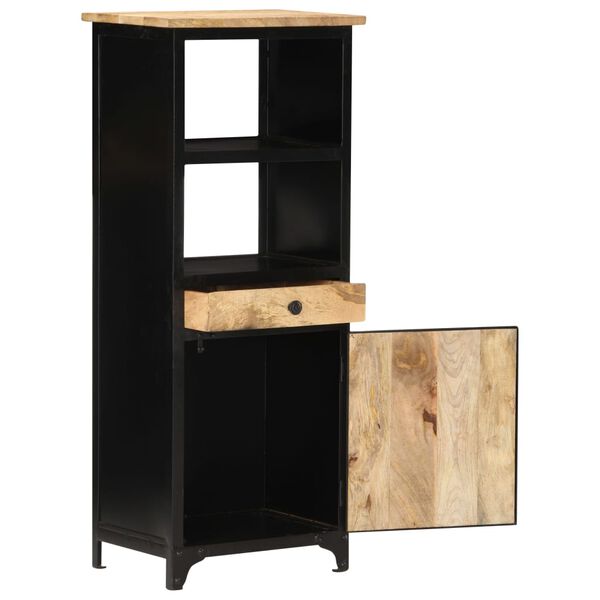 vidaXL Hoge kast 45x32x110 cm massief mangohout
