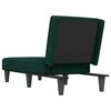 vidaXL Chaise longue fluweel donkergroen