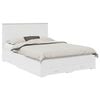 vidaXL Bedframe met lade met hoofdeinde Wit 140 x 200 cm Bewerkt hout
