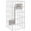 vidaXL Gabion Kraan Zilver 26 x 25 x 50 cm Roestvrij staal
