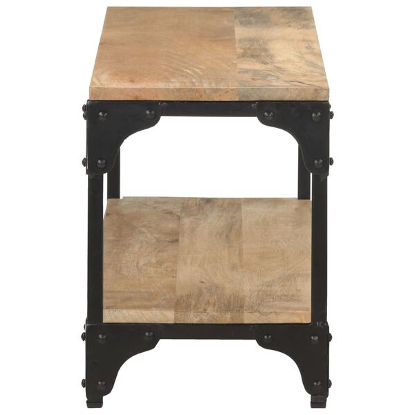 vidaXL Salontafel 90x30x40 cm massief mangohout