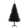 vidaXL Kerstboom met 150 LED met standaard Zwart 120 cm PVC