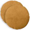 vidaXL Kussensloop 2 pcs HEERLEN Geel &Oslash; 60 cm corduroy