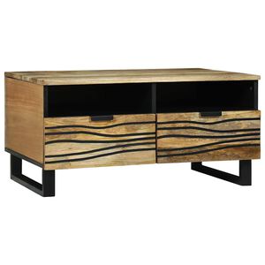 vidaXL Salontafel Naturel 80 x 54 x 40 cm Bewerkt hout