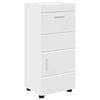 vidaXL Badkamerkastenset TULUM Wit 37 x 31,5 x 82 cm Bewerkt hout