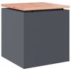 vidaXL Tuinbank Antraciet 40 x 40 x 43 cm Staal