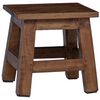 vidaXL Kruk Naturel 26 x 26 x 26 cm Mahoniehout