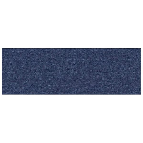 vidaXL Wandpanelen 12 st 3,24 m&sup2; 90x30 cm stof blauw