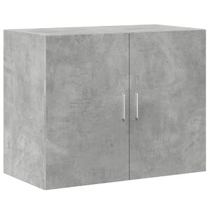 vidaXL Wandkast 80x42,5x64 cm bewerkt hout betongrijs