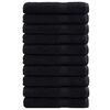 vidaXL Gastendoek SOLUND 25 st Zwart 80 x 200 cm 550 gsm
