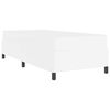 vidaXL Bedframe met matras Wit 80 x 200 cm Stof