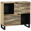 vidaXL Dressoir Bruin 80 x 33 x 75 cm massief mangohout