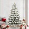 vidaXL Kunstmatige Inklapbare Kerstboom Wit 240 cm PE en PVC