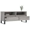 vidaXL Tv-meubel 100x34,5x44,5 cm bewerkt hout grijs sonoma eikenkleur