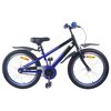 vidaXL Kinderfiets 18 Inch voor 5-7 jaar Blauw Zwart