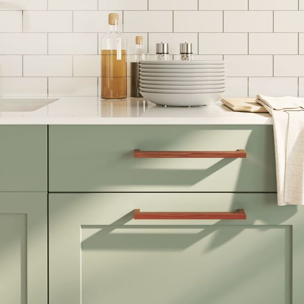 vidaXL Handvatten 10 st 224 mm roestvrij staal bronskleurig