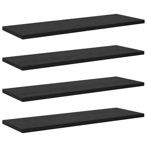 vidaXL Boekenplank Bord 3-laags 4 st 60 x 20 x 1,5 cm Bewerkt hout