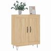 vidaXL Dressoir 69,5x34x90 cm bewerkt hout sonoma eikenkleurig