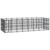 vidaXL Hondenkennel 22,12 m&sup2; staal