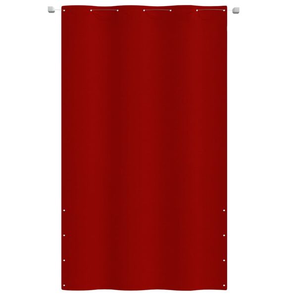 vidaXL Balkonscherm 140x240 cm oxford stof rood
